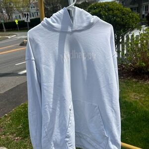 Light blue madhappy sweatshirt